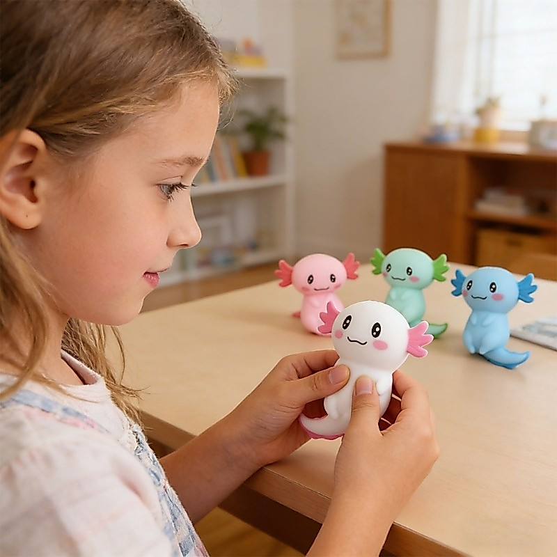 Brinquedo de borracha elástica com formato de animal, para adultos e crianças, que ajuda a aliviar o stress e a ansiedad
