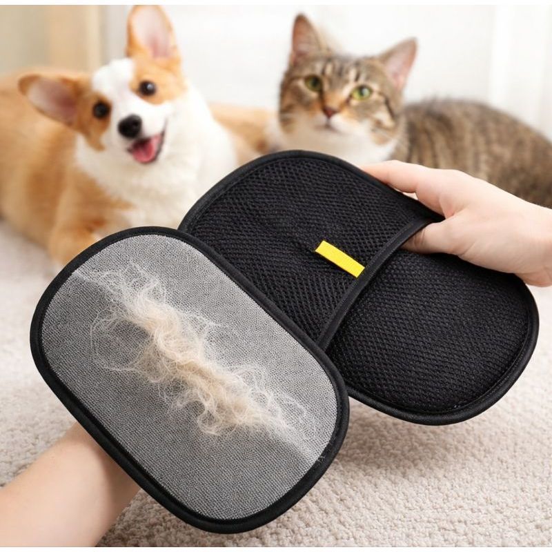 Luvas de Remoção de Pelos para Pets com Limpeza Eletrostática
