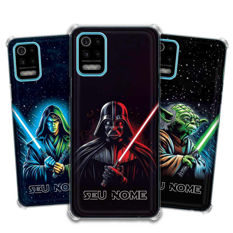 Capa Capinha - LG K62 Plus - Star Wars Personalizada com Nome