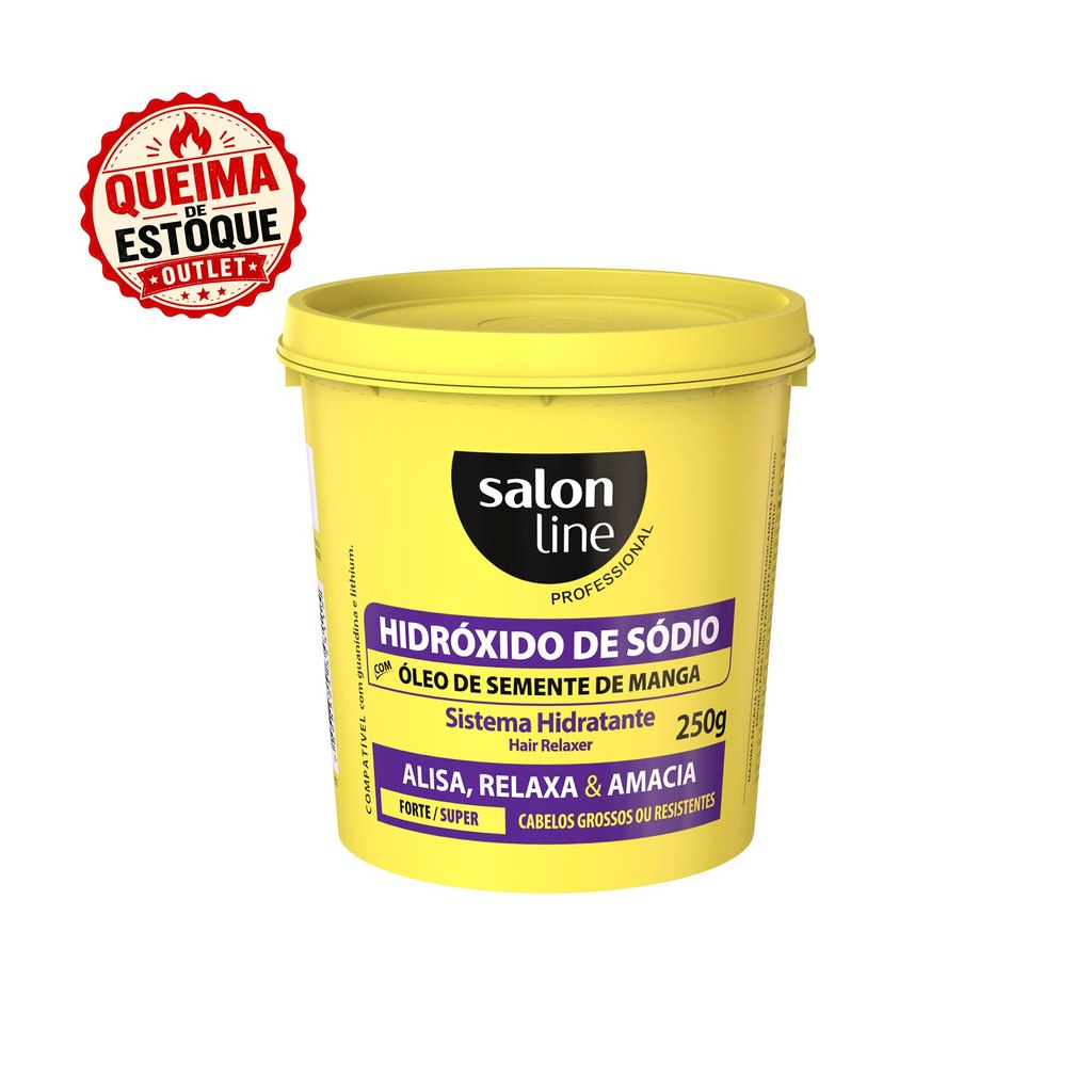 Hidróxido de Sódio Óleo Semente de Manga Super Salon Line 250gr