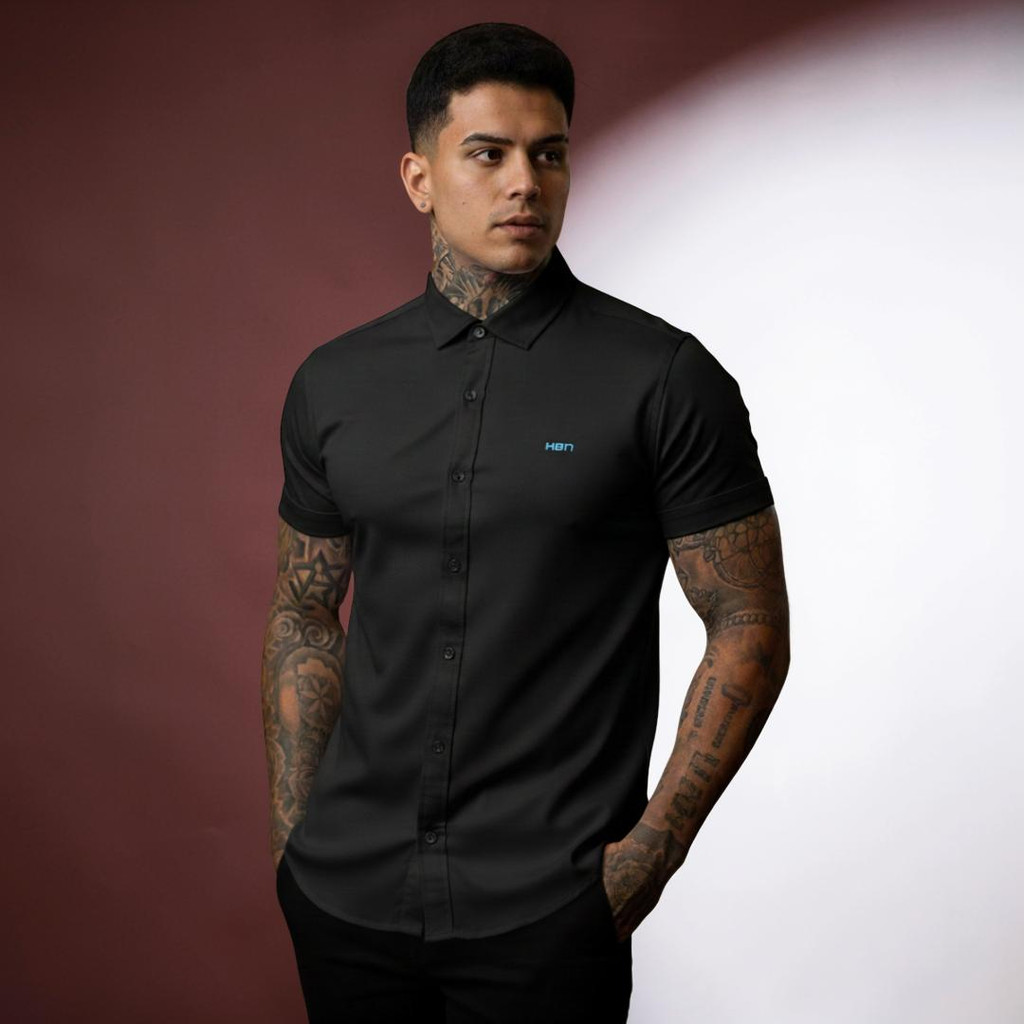 Camisa Masculina Viscose com Elastano Não Amassa | Casual Social Confortável | Loja TVI