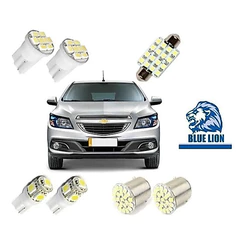 Kit Lampada Led Gm Onix Chevrolet Pingo Teto Placa Ré