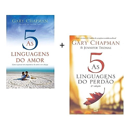 Kit 2 Livros As 5 Linguagens Do Amor + As 5 Linguagens Do Perdão