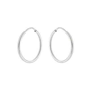 Brinco prata 925 argola mini 2 redondo prata 925 17mm