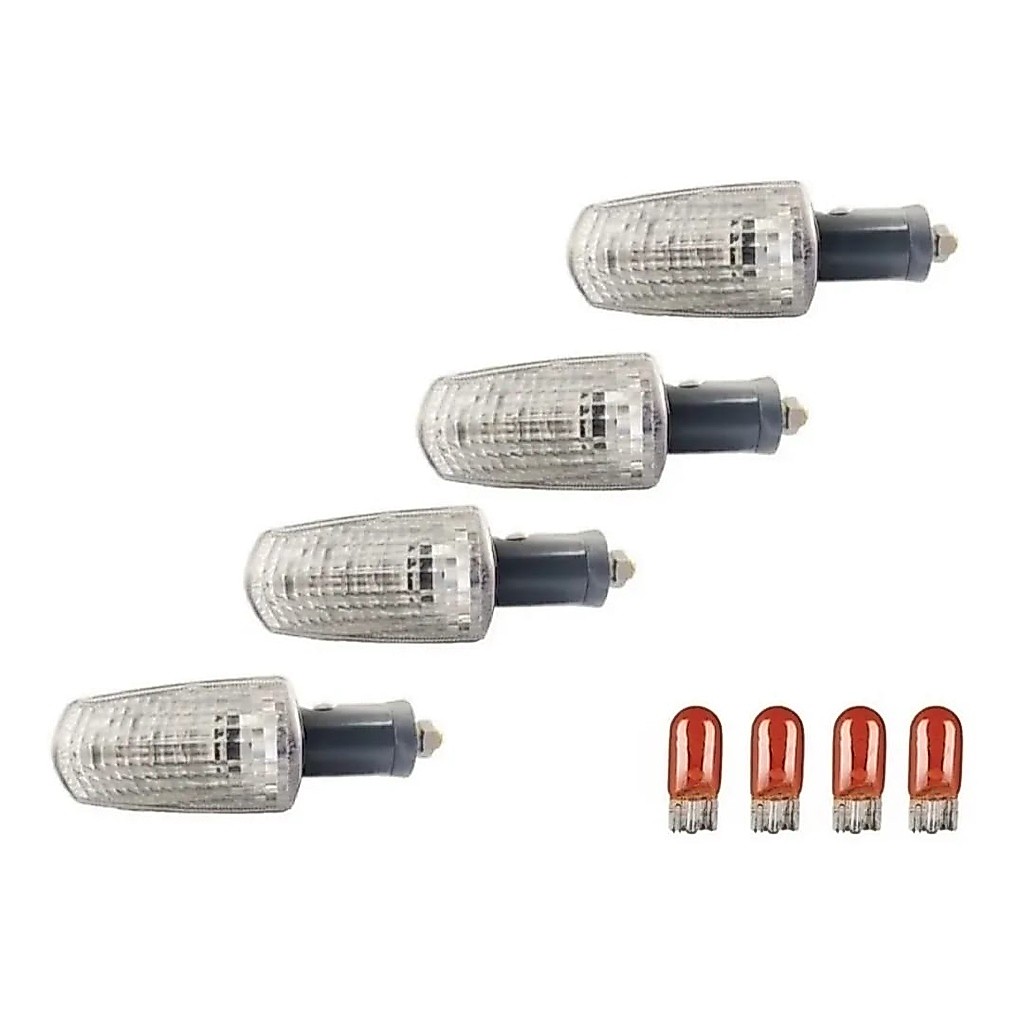 Kit 4 Pisca Seta Moto Titan 150 CG 125 CBX 250 250 Twister 2000 á 2008 FUMÊ-CRIS