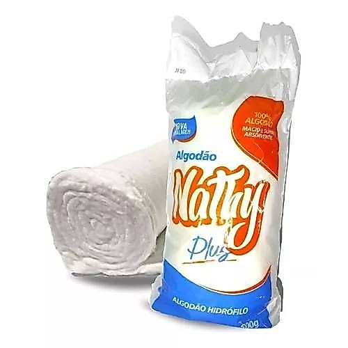 ALGODÃO HIDRÓFILO NATHY ROLO 500G