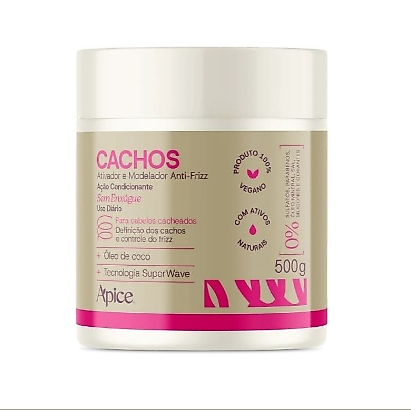 Ativador e Modelador Cachos Nova Fragrancia Apice 500gr