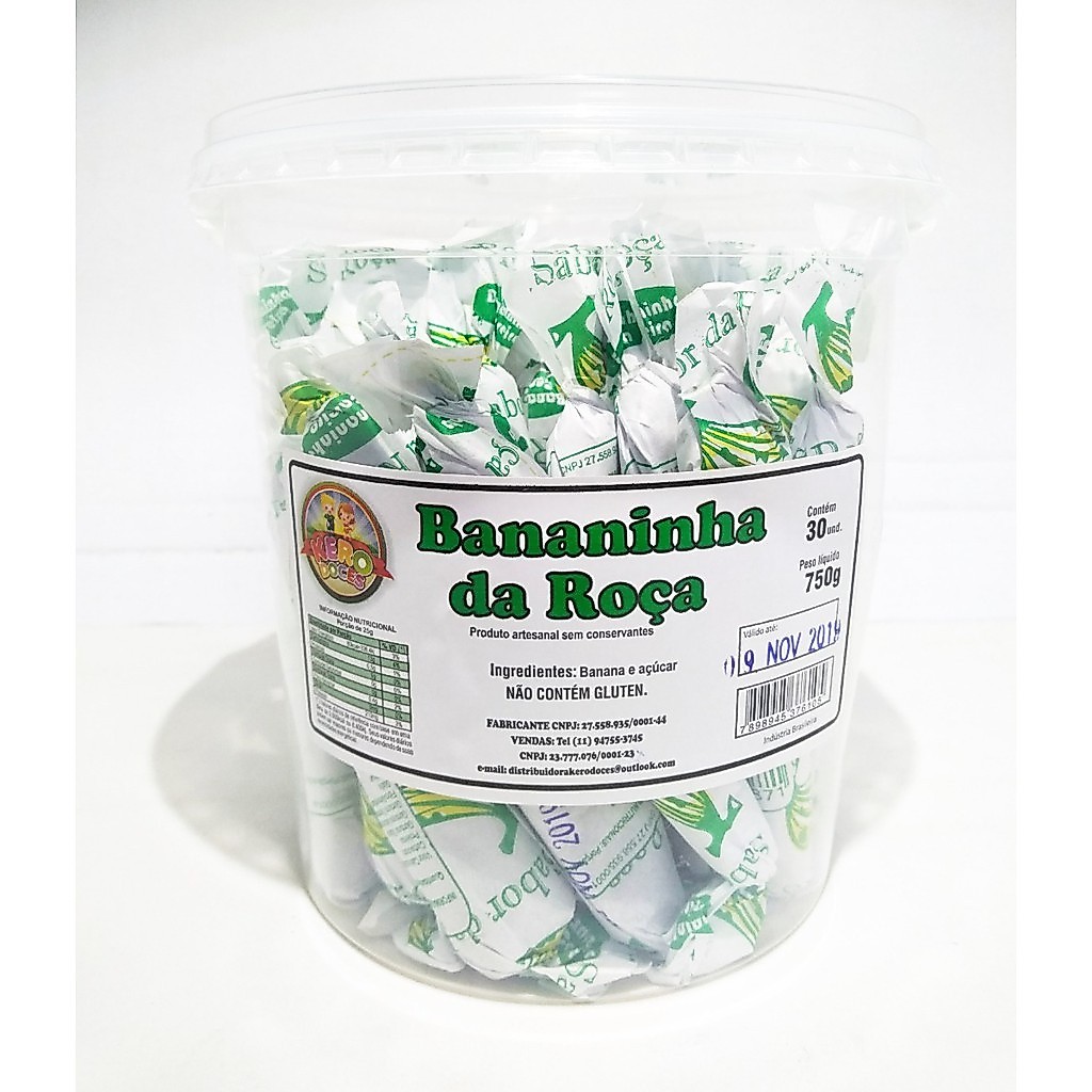 Doce De Bananinha Da Roça C/30 - Kero Doces