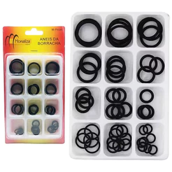 Kit 50 Anéis de Vedação O'Ring em Borracha Nitrílica Tamanhos Variados - Garanta a Vedação Perfeita