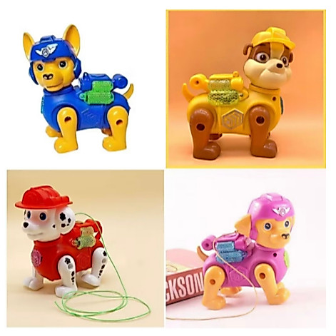 Patrulha Canina Robô Brinquedo Infantil elétrico com Som Luz e Movimento