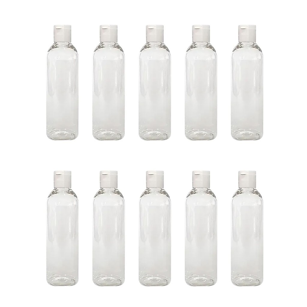 Kit 10 Frascos Viagem Shampoo Creme Sabonete 100ml