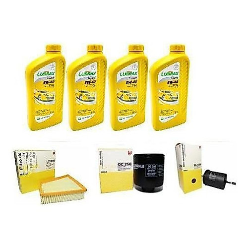 Kit Troca Óleo 5w40 Lubrax Gol Saveiro Voyage 1.6 08/13