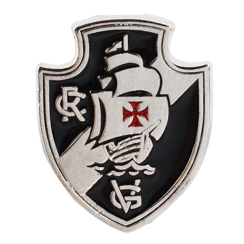 Broche Botton Pin Metal Escudo Time 2.3x2cm - Vasco