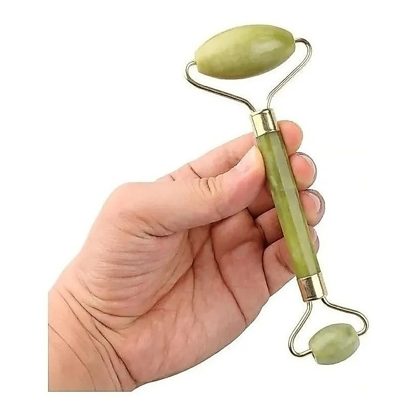 Kit Com 10 Rolinho Facial Pedra De Jade Massageador Atacado — imagem 2 de 2