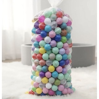 Bolinha De Plástico Piscina Coloridas Resistente Atacado Infantil 25 50 100 Unidades Não Amassa