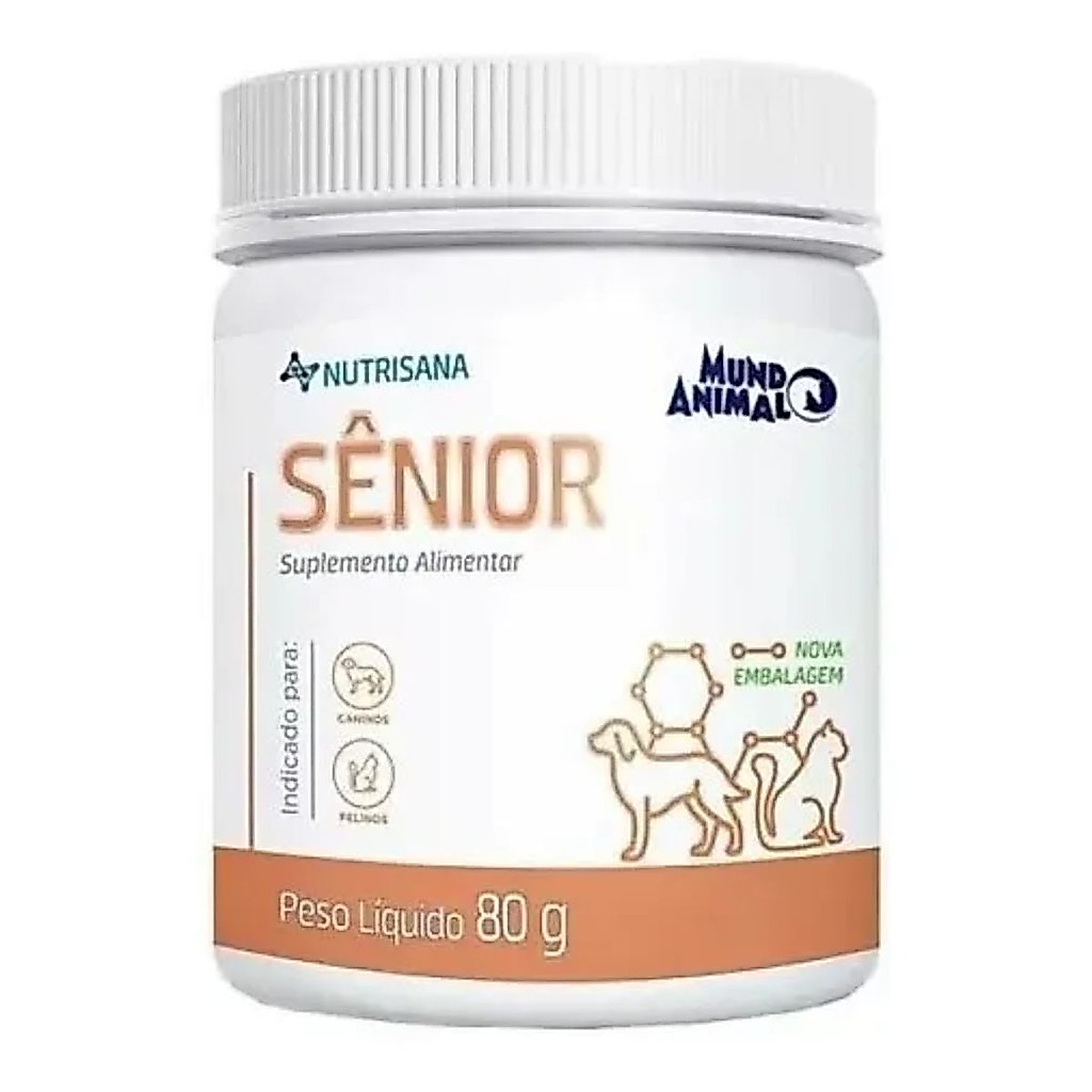 Nutrisana Sênior 80g - Mundo Animal — imagem 2 de 2