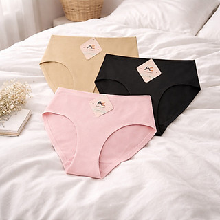 Kit Calcinhas Cós Alto 10 cm Calçola Lisa Conforto Premium Feminino