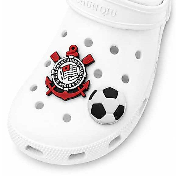 Pins Bottons Corinthians Timao Futebol Emborrachado kits com 2/4 unidades