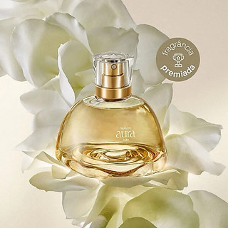 Perfume Feminino  Aura Alba 75ml - Elegância Floral com Óleo Natural de Rosa Alba