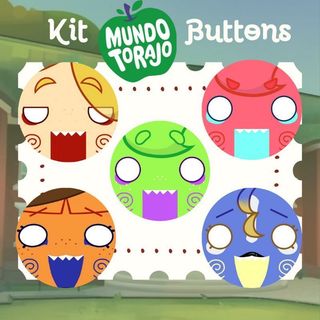 Kit Buttons Mundo Torajo Pin Bottons Broche escolha o seu