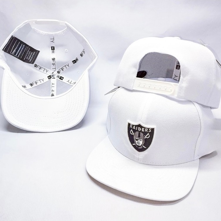 boné Raiders NFL/ EDIÇÃO ESPECIAL retrô/bordado/ modelo snapback/ Premium/ unissex/aba reta