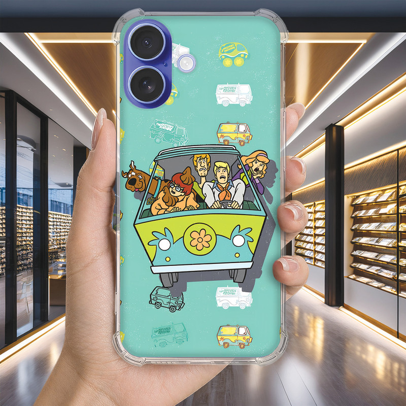 Capa Capinha IPHONE 16 PRO MAX PLUS 16e 15 14 13 MINI Anti-impacto Personalizada desenho SCOOBY doo (3390)