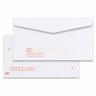 Envelope Ofício Branco com CEP 114x226mm COF022 50 ou 100 Unidades