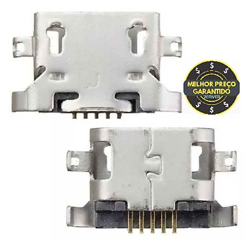 Kit Conector De Carga Moto X Force G6 Play/E5/G5 /G4 Play/G8 Power Lite