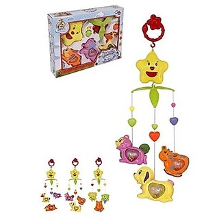 Móbile Berço Bebê Musical Bichinhos Wellmix