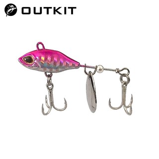 Tiro Longo Girando A Cauda VIB Vibração Isca Spinner Colher Iscas De Pesca Gabaritos Tractor Duro Enfrentar