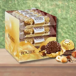 Bombom Ferrero Rocher - Chocolate com Avelã (c/3)