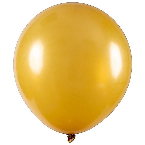 Balão de Festa Redondo Big Balão 25" - Ouro - 01 Unidade - Art-Latex - Rizzo