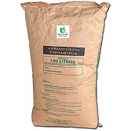 100 Litros = 10kg Vermiculita Expandida Fina - Germinação de Sementes, Substratos e Construção Civil