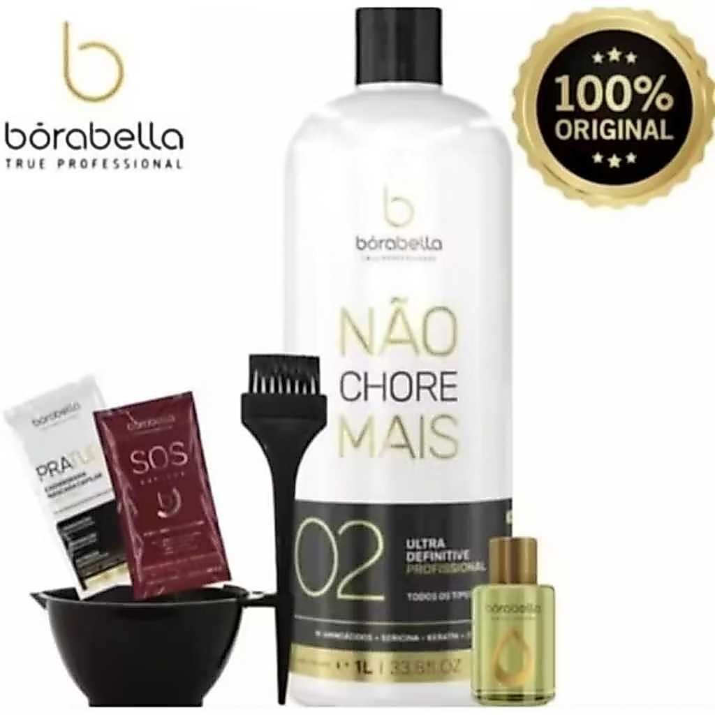 Borabella Não Chore Mais Passo 2 Alisante - 1 Litro +