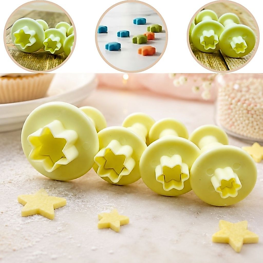 KIT MINI EJETOR ESTRELA BLUESTAR 4 PEÇAS (BLUE STAR) (CHOCO)