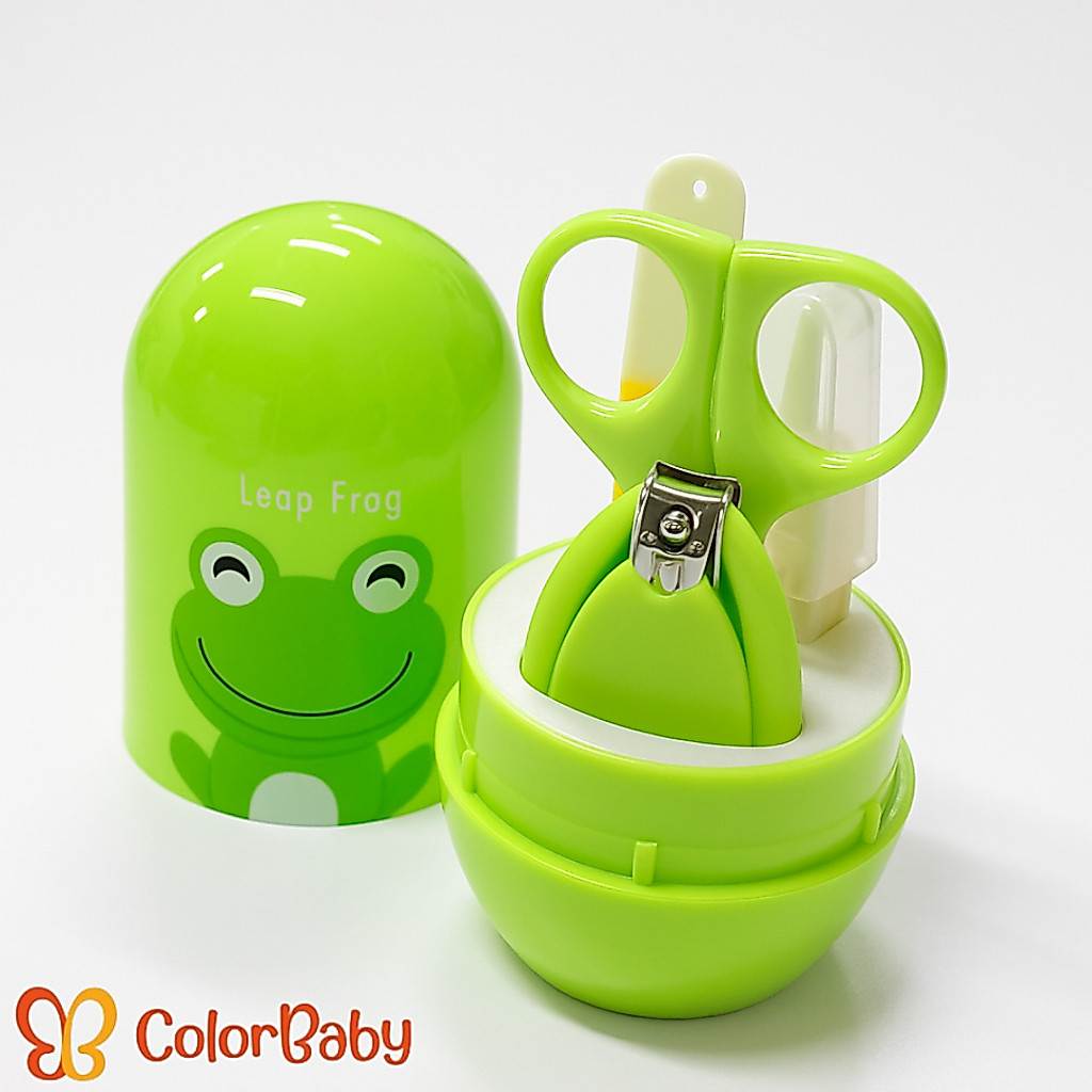 Kit Manicure Infantil para Bebês e Crianças com Estojo Estampado