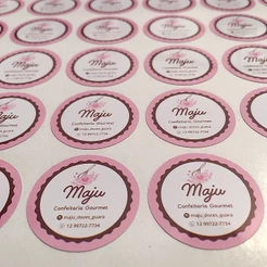 100 Adesivos 3x3 Personalizados Com Recorte