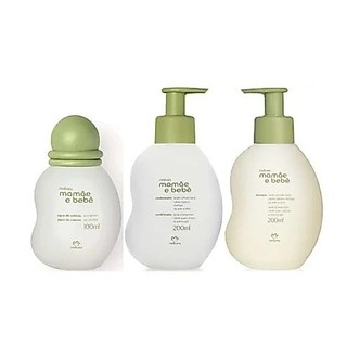 Combo Mamãe e Bebê Natura - 3 itens (Colônia 100ml, Shampoo e Condicionador Mamãe e Bebê 200 ml)