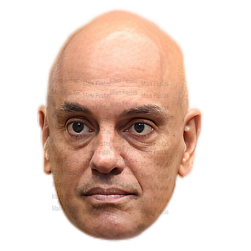 Máscaras Alexandre de Moraes ( Escolha a quantidade)