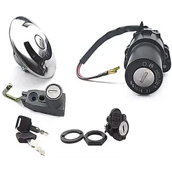 Kit Chave Ignição + Tanque + Travas Ybr 125 2006 Até 2008