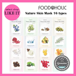 [Foodaholic] Nature Skin Mask Pack /Shipping from Korea