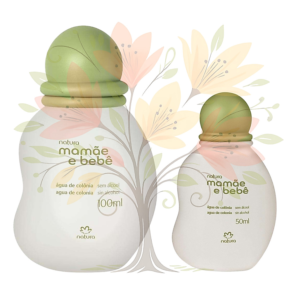 Natura Mamãe Bebê Água De Colônia Tradicional 50ml ou 100ml