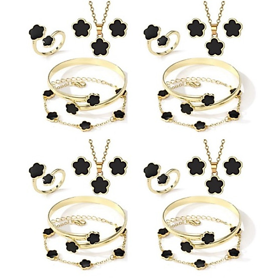 Kit de Joias Femininas Elegante Luxo 20 Peças Banhado a Ouro – Kit Completo Premium que Está Explodindo em Vendas