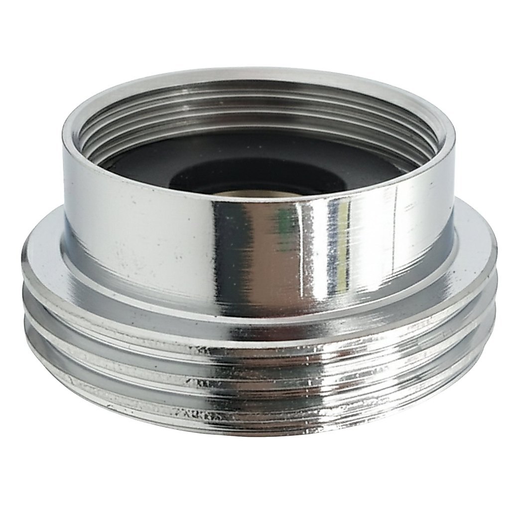 Redutor curto interno de conexão água 3/4" Femêa para 1/2" Fêmea cromado