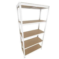 Estante de Aço 5 nivieis com MDF CRU reforçada 180x90x37 40 kg por nivel