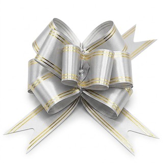 30-100 Unid Laço Mágico Fácil Borboleta com Filete Dourado Presente Pronto Decorativo Embalagem Fita