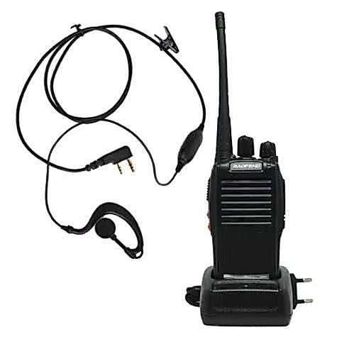 Fone De Ouvido Ppt Para Rádio Baofeng Com Microfone Dual Band Walkie Talkie Uv-5r Bf-777s Uv-6