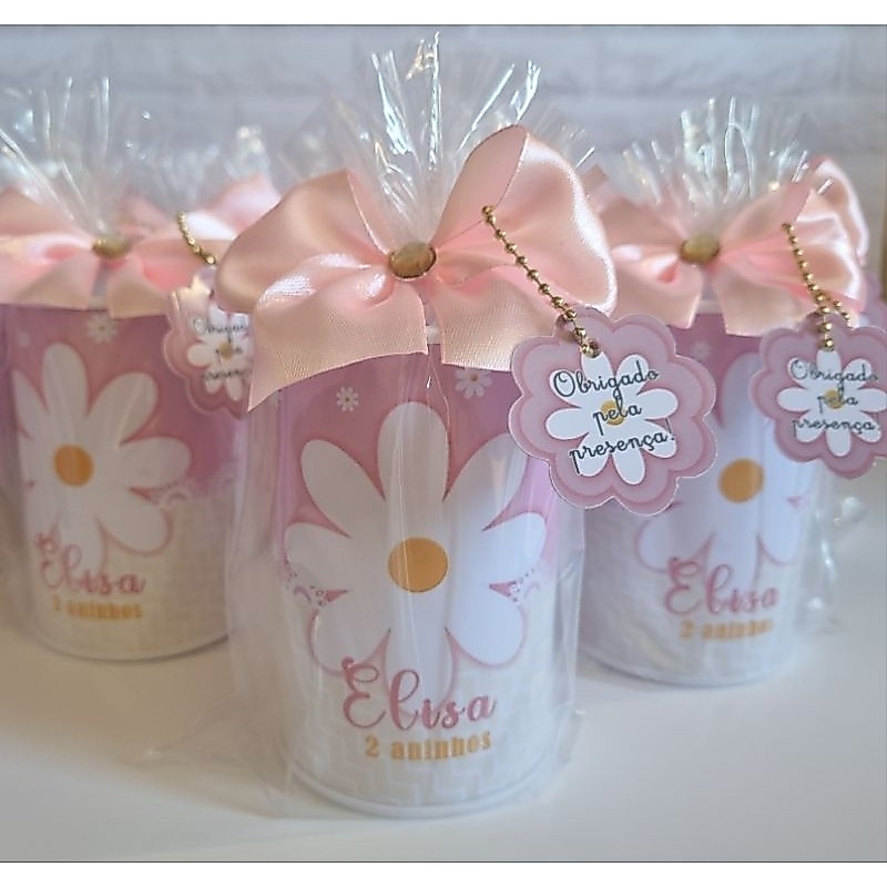 KIT COFRINHO MARGARIDAS - PERSONALIZADO - LEMBRANCINHA ANIVERSARIO -  TODOS OS TEMAS