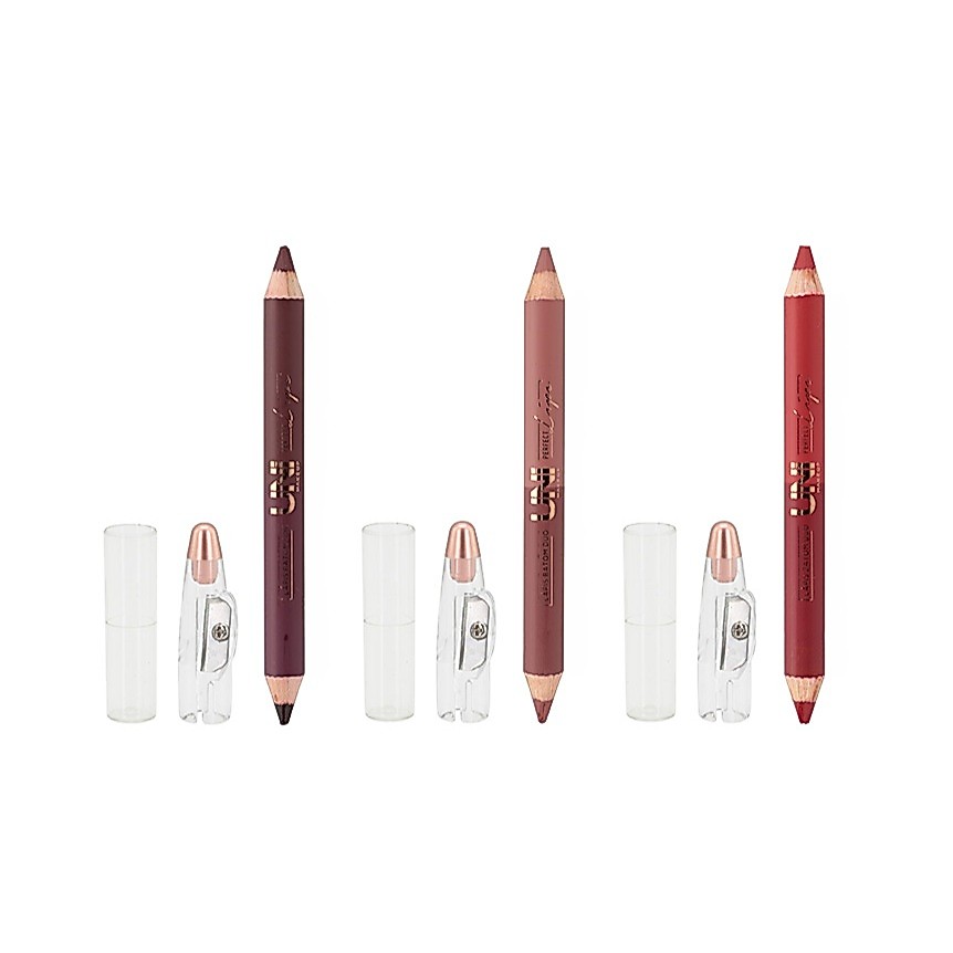 Lapis Batom Duo Perfect Lips Com Apontador UniMakeup — imagem 2 de 2