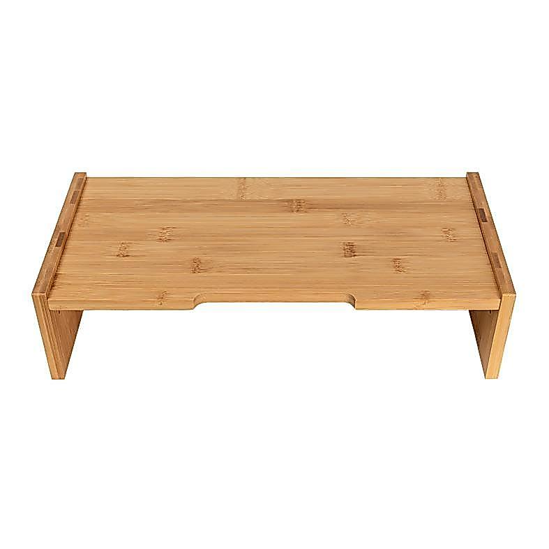 Base Para Notebook ou Monitor Zinnia, Com Elevacao e Organizador, Bambu, ZNO-ONM1-NT · foto 2